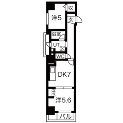 サンマイン北浜の物件間取画像